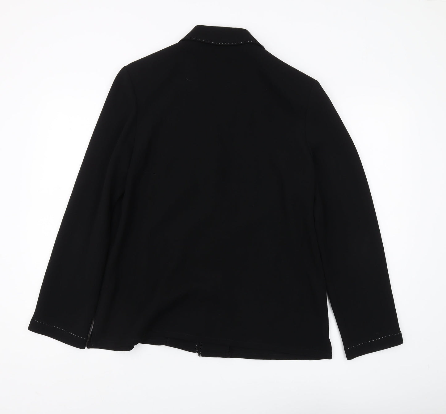 Viyella Women's Black Blazer, Size 12, Regular Fit