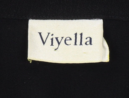 Viyella Women's Black Blazer, Size 12, Regular Fit