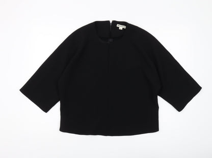 Womens UK Size 12 Whistles Black Basic Blouse