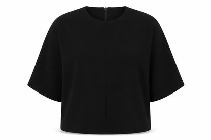 Womens UK Size 12 Whistles Black Basic Blouse
