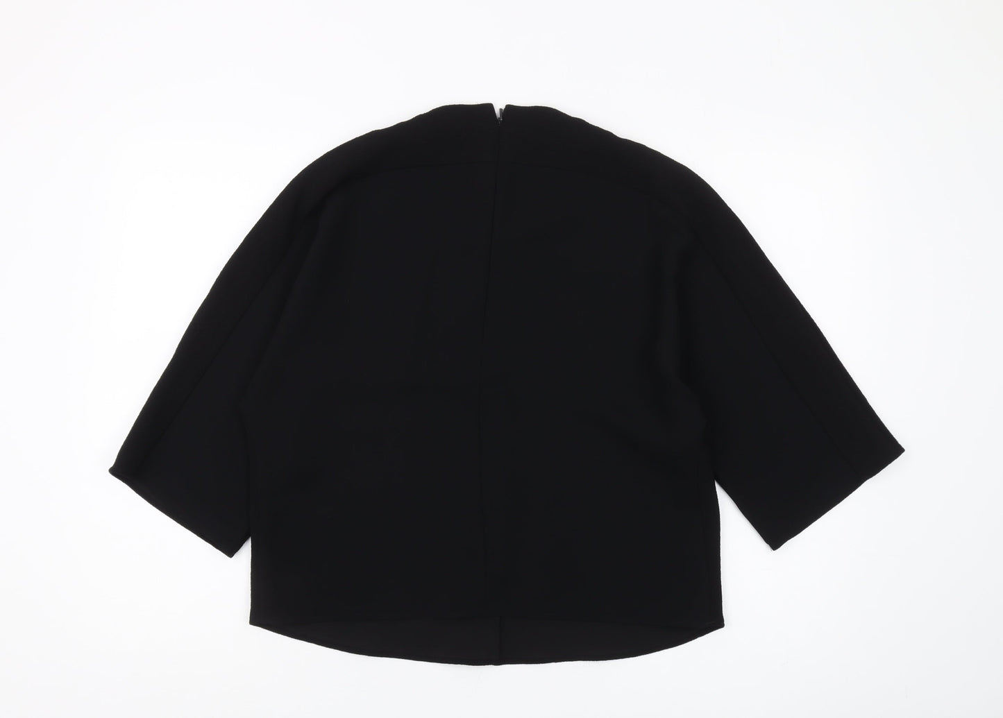 Womens UK Size 12 Whistles Black Basic Blouse