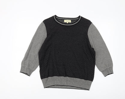 Womens UK Size L Viyella Black Pullover Jumper
