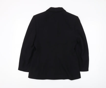 Womens UK Size 10 Laura Ashley Regular Black Suit Jacket