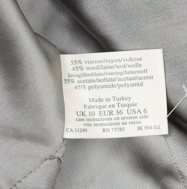 Womens UK Size 10 Laura Ashley Regular Black Suit Jacket
