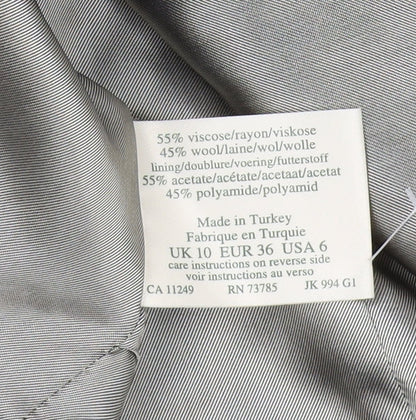 Womens UK Size 10 Laura Ashley Regular Black Suit Jacket