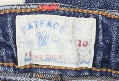 FatFace Girls Blue Denim Skinny Jeans - Size 10 Years