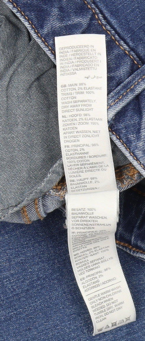 FatFace Girls Blue Denim Skinny Jeans - Size 10 Years