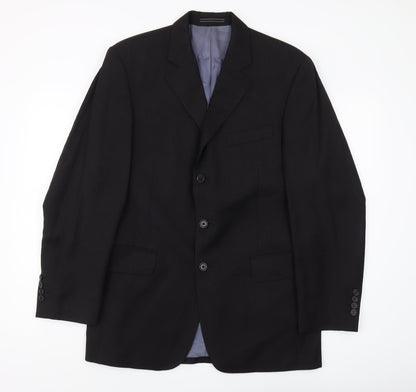 Austin Reed Men's Black Blazer 40 Regular