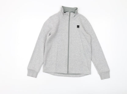 Bench Boys Grey Full Zip Sweatshirt 11-12 Years Lightweight