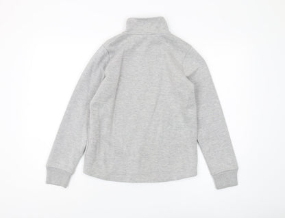 Bench Boys Grey Full Zip Sweatshirt 11-12 Years Lightweight