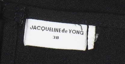 Jacqueline de Yong Black Tunic, Women, Size 10, Polyester