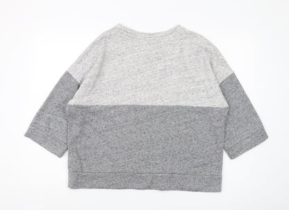 Abercrombie & Fitch Women's Grey Pullover Sweatshirt L