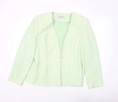 Jacques Vert Women’s Green Blazer - Size 16, Lined, Workwear