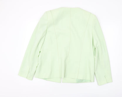 Jacques Vert Women’s Green Blazer - Size 16, Lined, Workwear