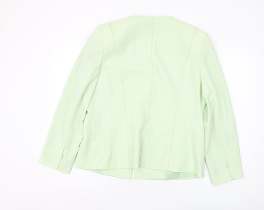Jacques Vert Women’s Green Blazer - Size 16, Lined, Workwear