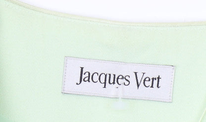 Jacques Vert Women’s Green Blazer - Size 16, Lined, Workwear