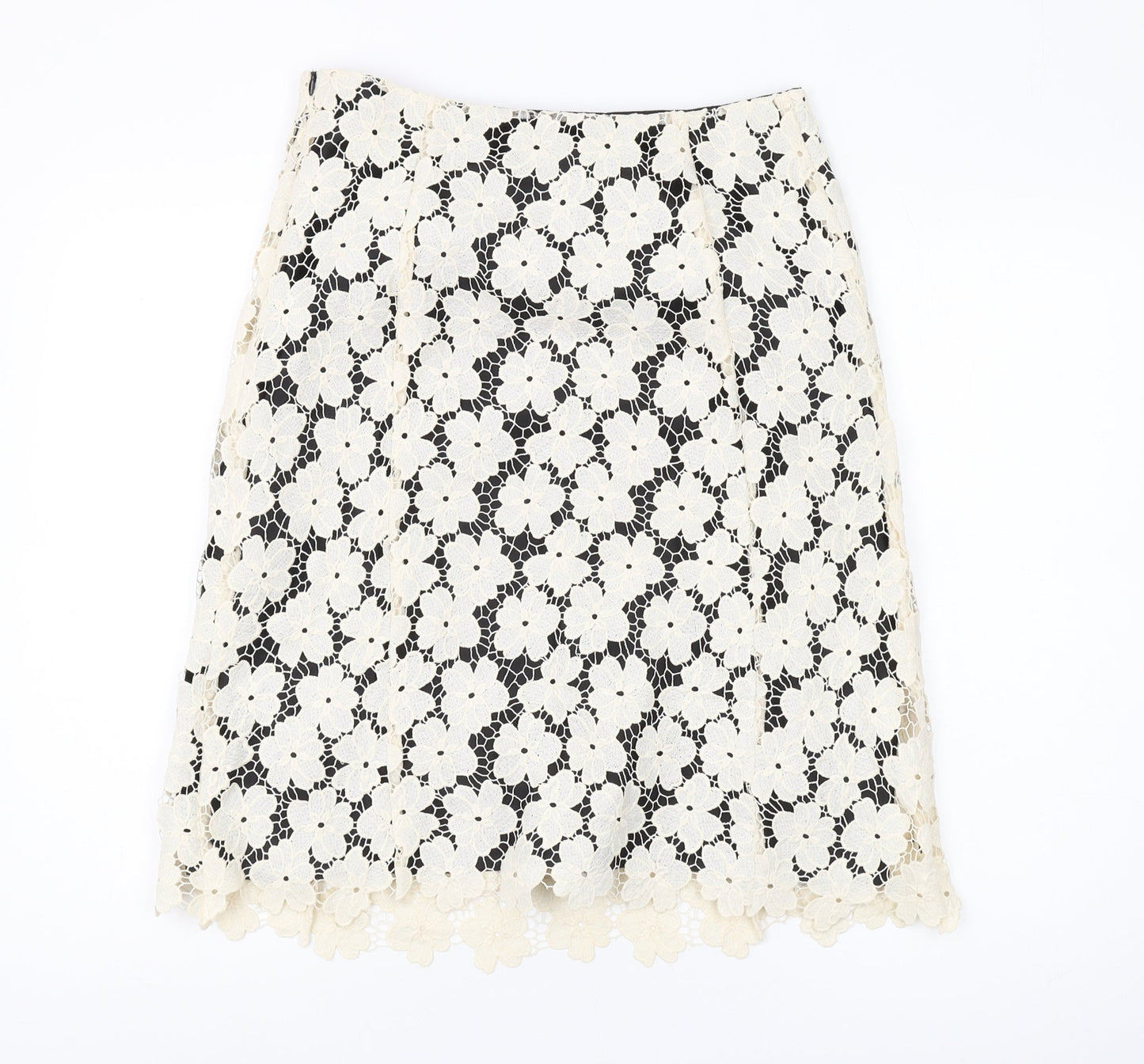 Womens UK Size 8 Viyella Straight & Pencil Lace Skirt