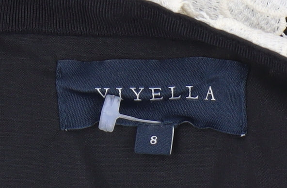 Womens UK Size 8 Viyella Straight & Pencil Lace Skirt