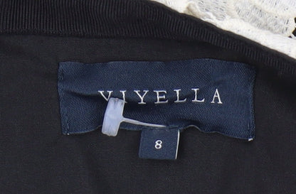 Womens UK Size 8 Viyella Straight & Pencil Lace Skirt