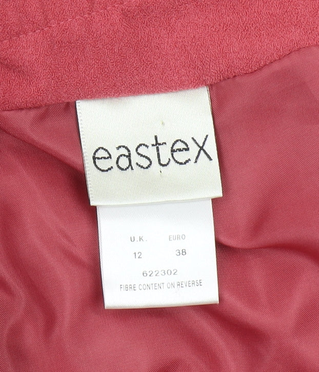 Eastex Women's Red Midi Pencil Skirt Size 12 Lined