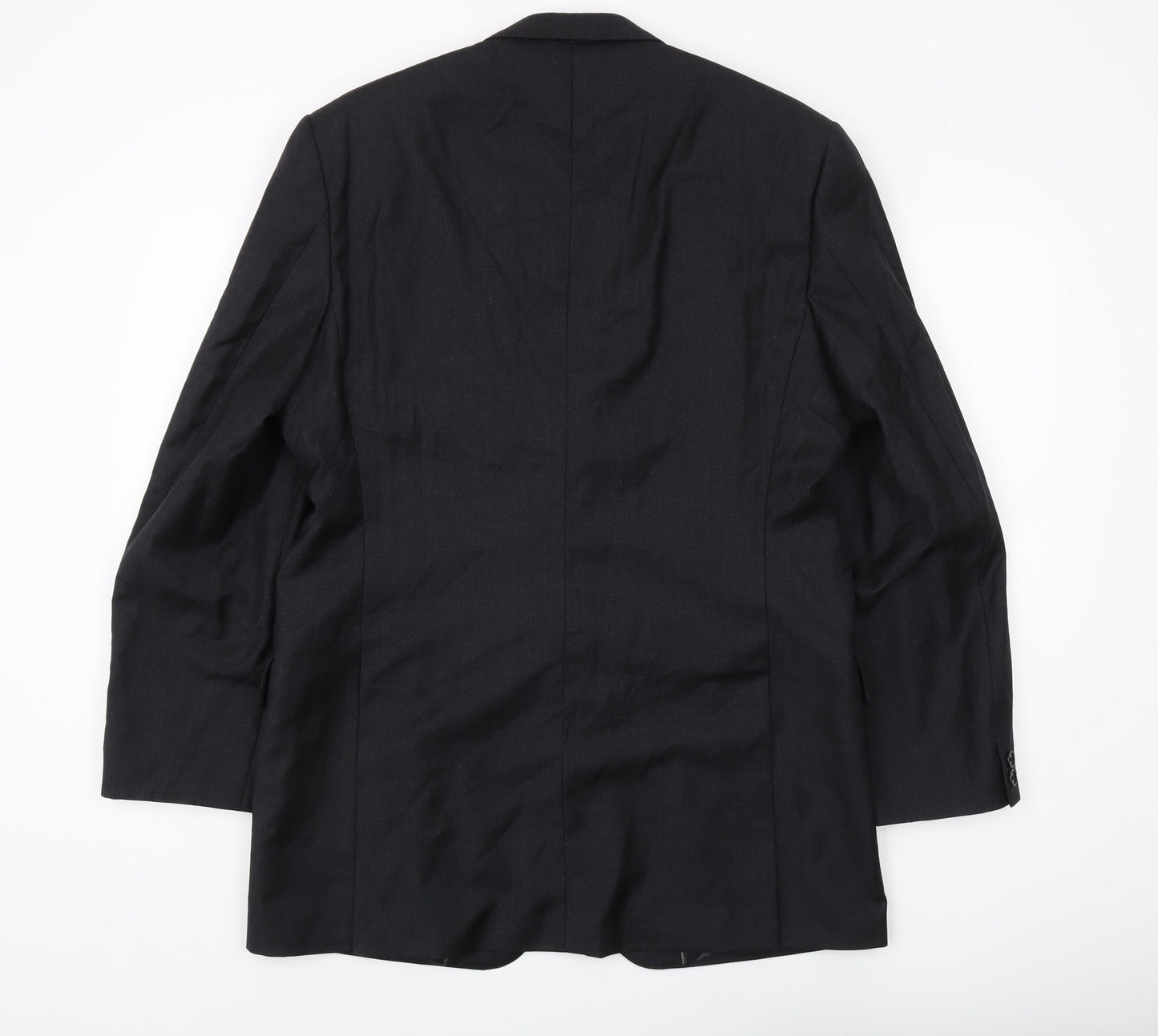 Austin Reed Men's Black Wool Blazer 42L Classic Fit