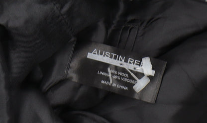 Austin Reed Men's Black Wool Blazer 42L Classic Fit