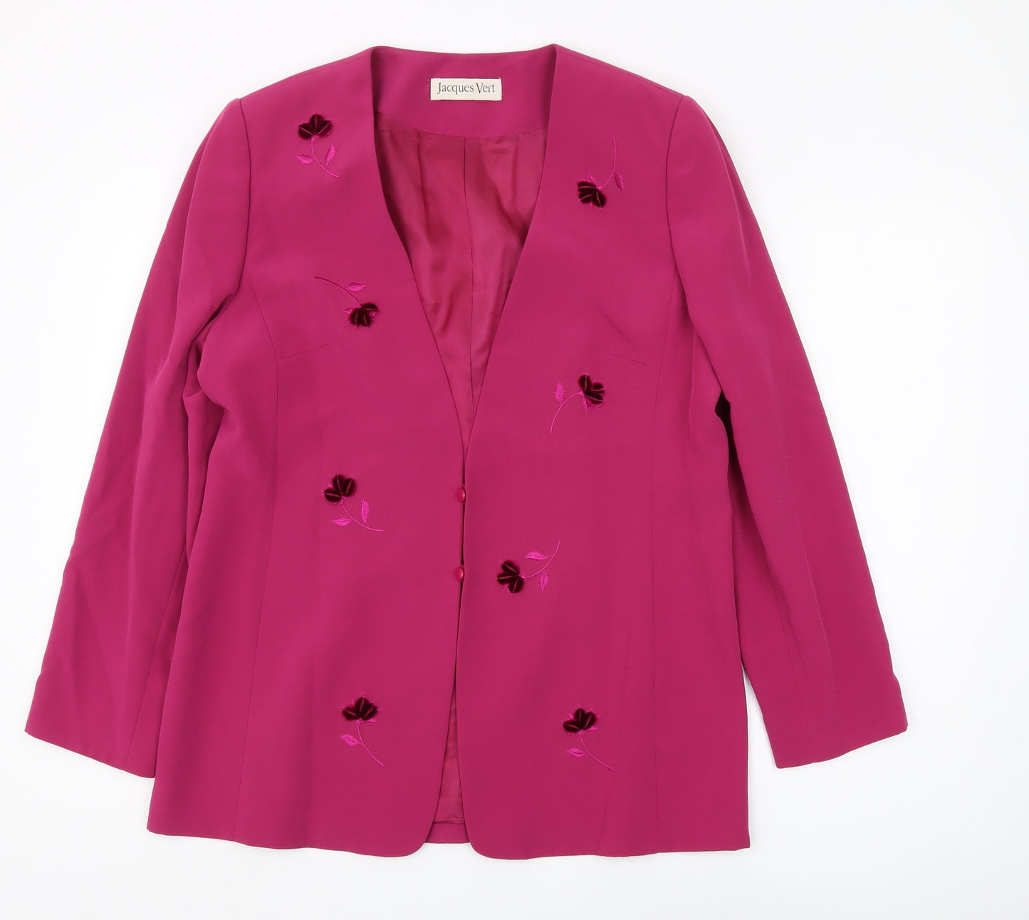 Jacques Vert Women's Pink Formal Suit Jacket Size 14