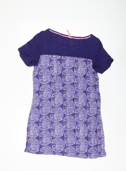 Womens UK Size 12 White Stuff Purple Jersey T-Shirt