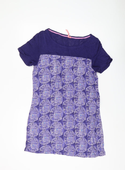 Womens UK Size 12 White Stuff Purple Jersey T-Shirt