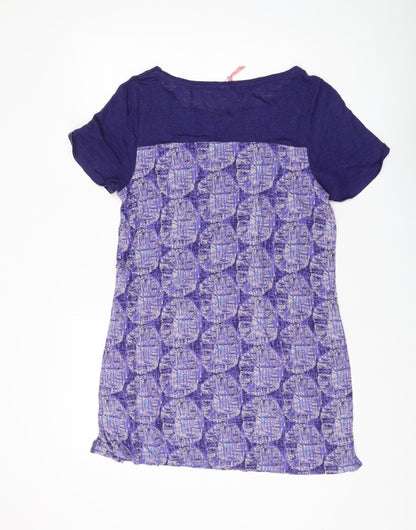 Womens UK Size 12 White Stuff Purple Jersey T-Shirt