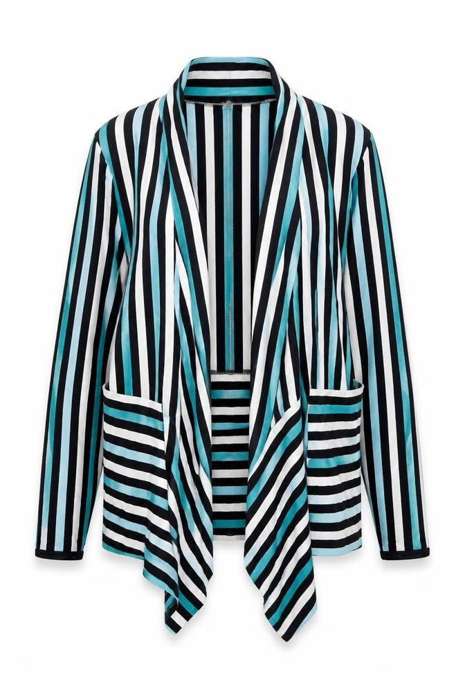 Womens UK Size 8 Viyella Multicoloured Basic Jacket