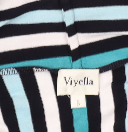 Womens UK Size 8 Viyella Multicoloured Basic Jacket