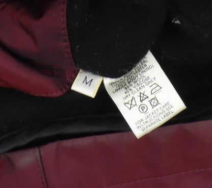 Womens UK Size M Viyella Red Overcoat