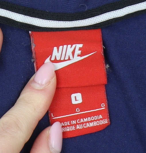 Nike Women's Blue Tank Top - Size L, Lightweight