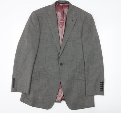 Mens UK Size 40 Marks and Spencer Regular Grey Suit Jacket