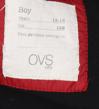 OVS Boys Red Puffer Jacket, 12-13 Years, Hooded