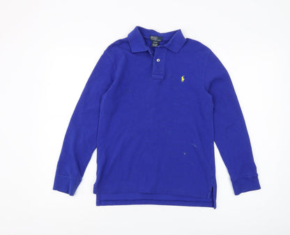 Unisex Adults UK Size M Ralph Lauren Blue  Polo