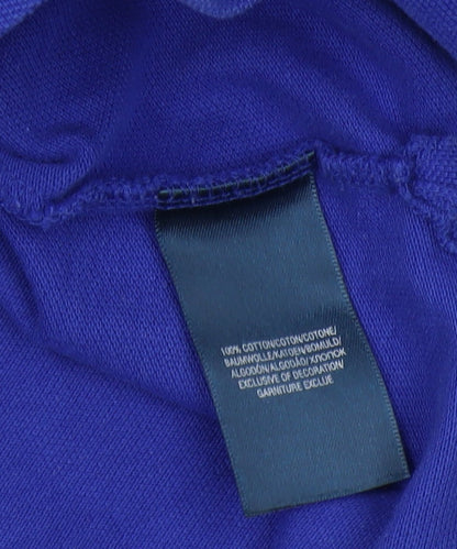 Unisex Adults UK Size M Ralph Lauren Blue  Polo