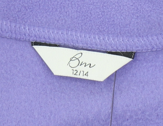 Womens UK Size 12-14 BM Purple Basic Jacket