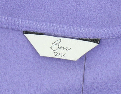 Womens UK Size 12-14 BM Purple Basic Jacket