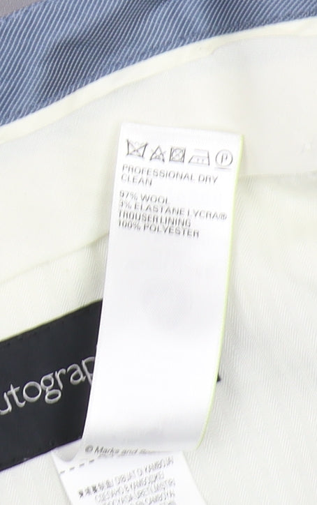 Marks & Spencer Grey Dress Trousers for Men, Size 36