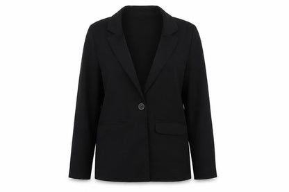 Divided Women Black Blazer Size 8 Single-Breasted