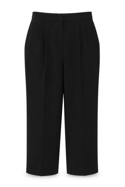 Womens UK Size 10 H&M Regular Fit Dress Pants Black Trousers