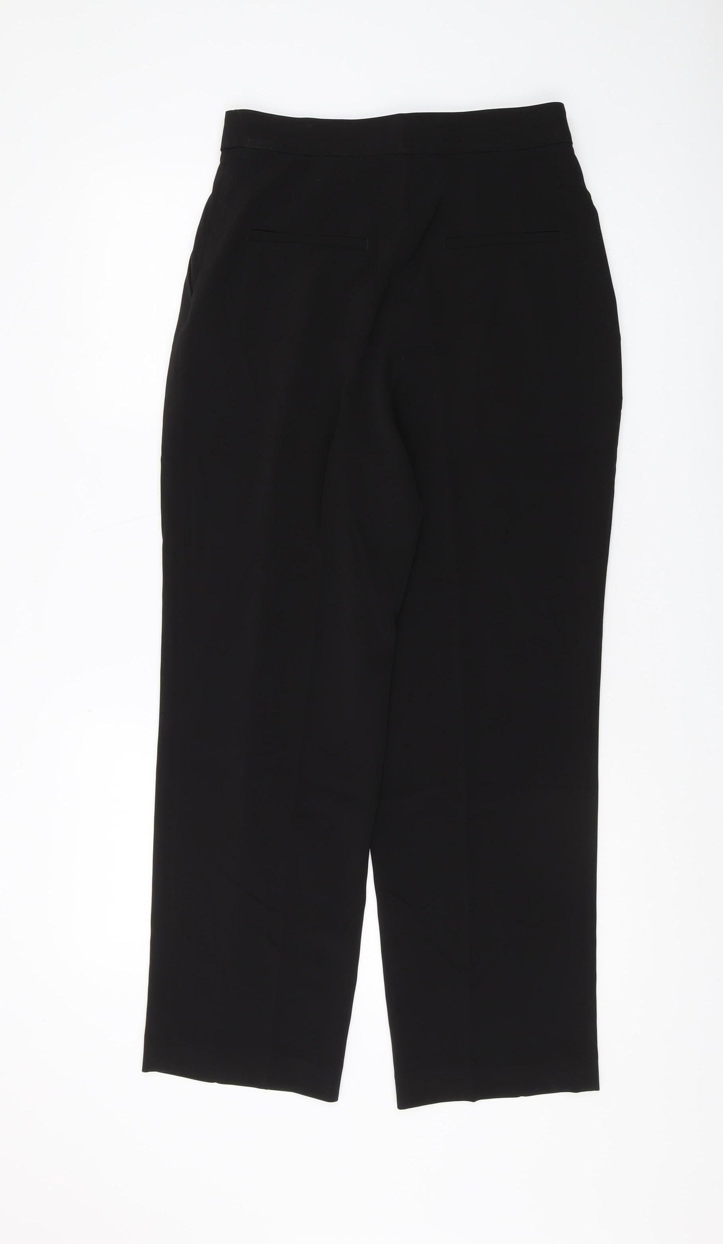 Womens UK Size 10 H&M Regular Fit Dress Pants Black Trousers
