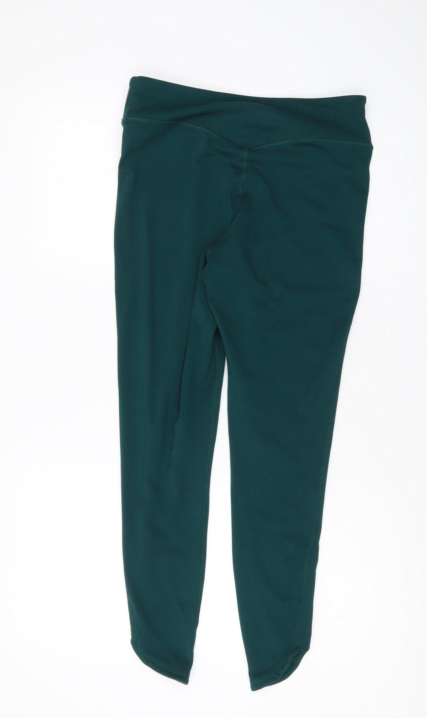 Womens UK Size M Dunnes Stores Regular Fit Leggings Green Leggings