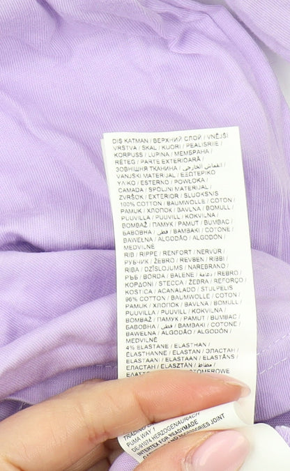 Puma Unisex Purple Crew Neck T-Shirt Size 18