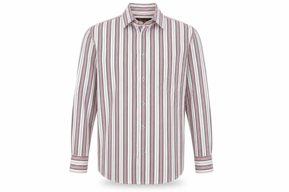Next Men's Multicoloured Striped Slim Fit Shirt