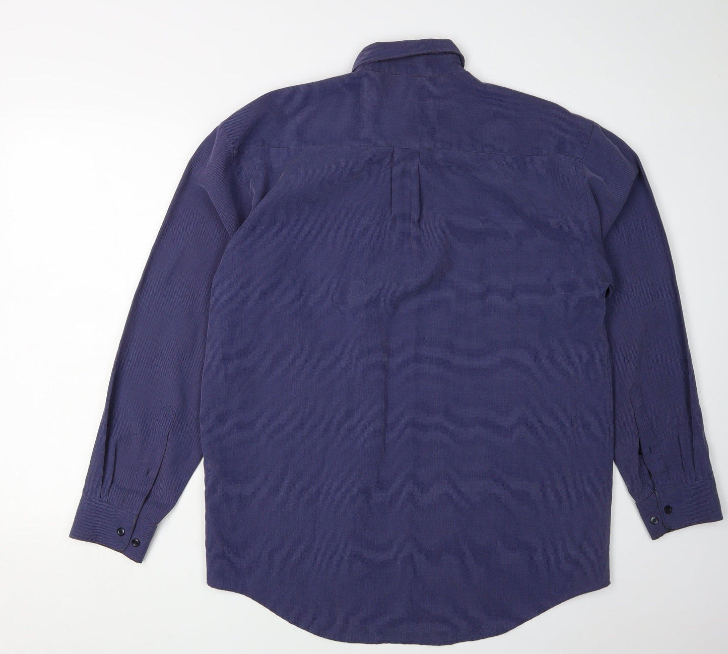 Marks and Spencer Men's Purple Long Sleeve Shirt