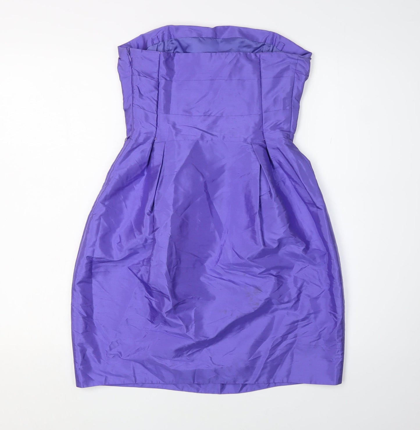 Belle by Oasis Women's Purple Silk Pencil Dress Size 12