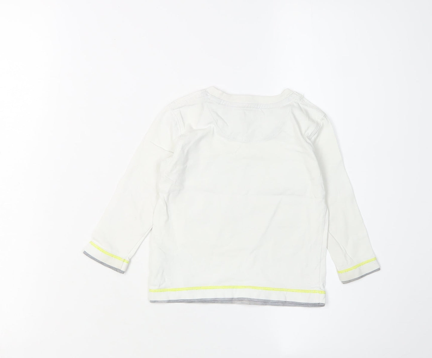 Baker by Ted Baker Unisex White Graphic T-Shirt 12-18 Months